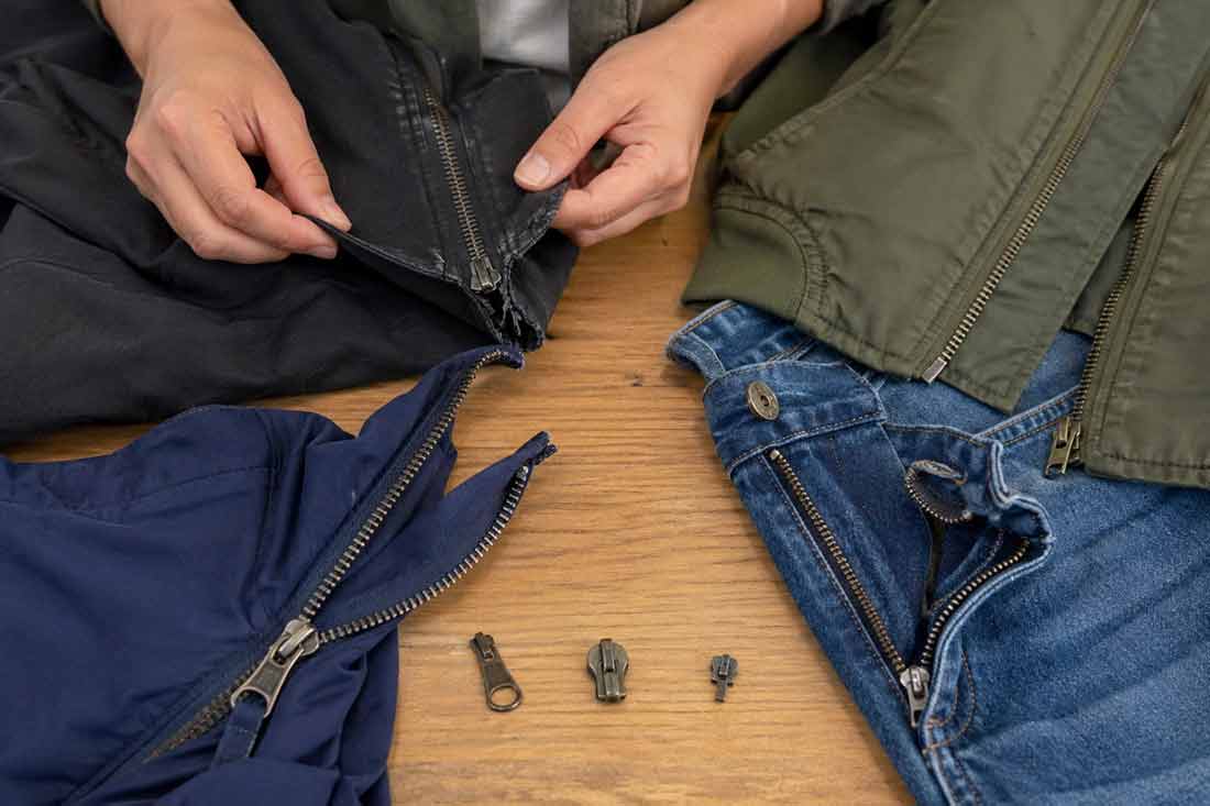 Problemas habituales de una cremallera antes de arreglarla