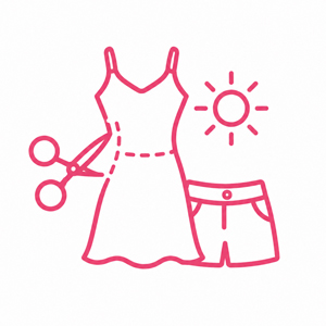 cambios de talla Adaptacion de prendas para verano